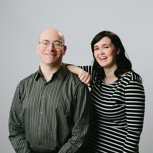 Photo of Joshua Heuman, Curator of Education & Public Programs and Elyse Rodgers, Power Youth Coordinator,