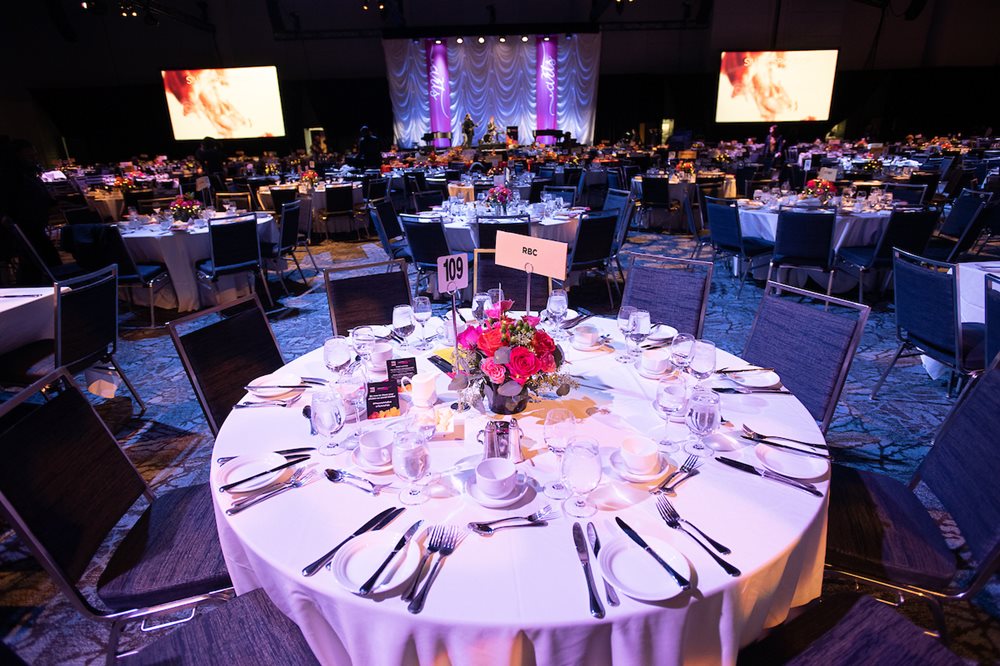 Mayor's Evening gala setup