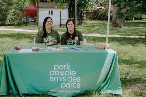 Park People staff at an Arts in the Parks event