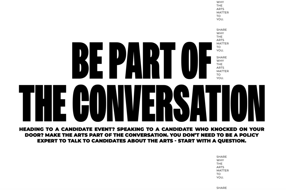 Text: Be part of the conversation.